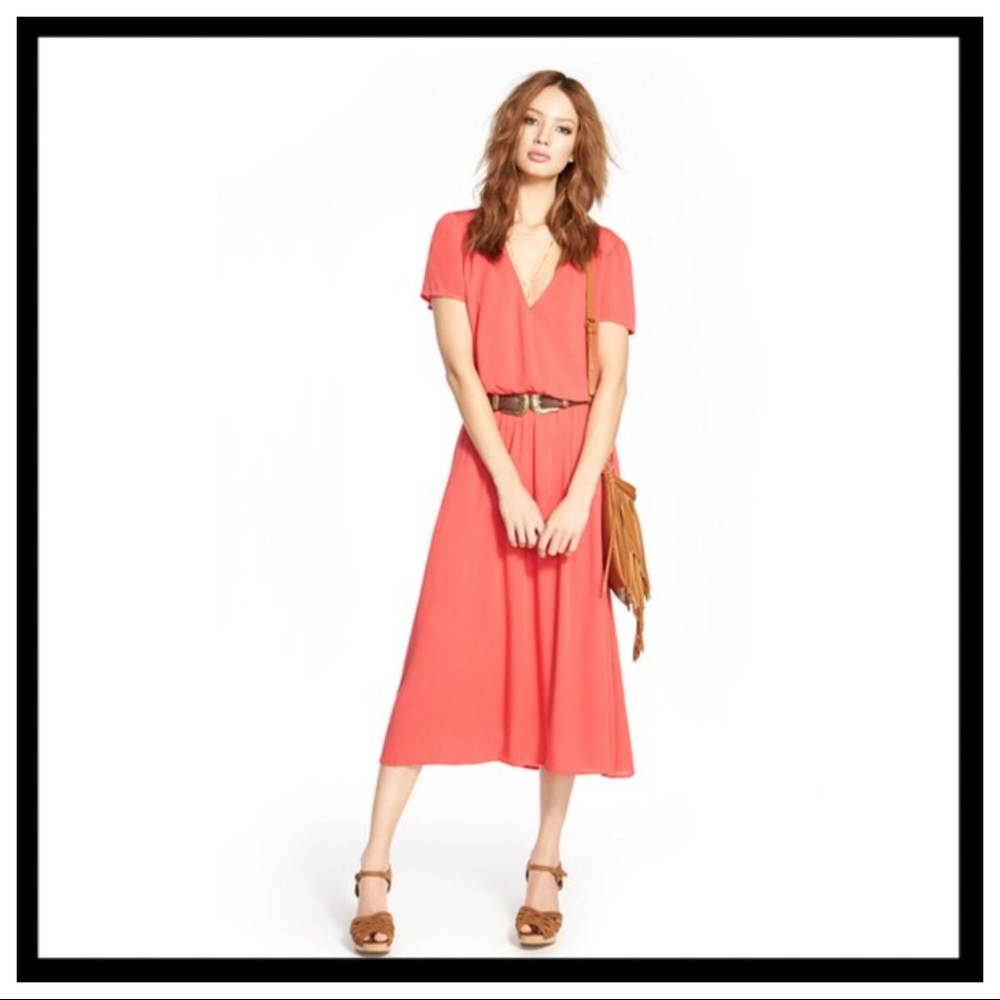 [wayf] Blouson Midi Dress